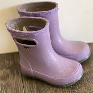 Bogs Kids Lavender Rain Boots